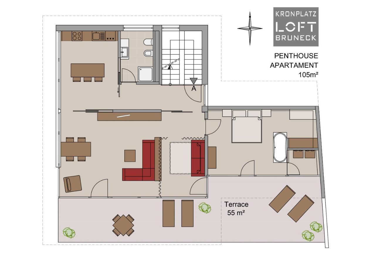 Kronplatz Loft Bruneck Екстер'єр фото